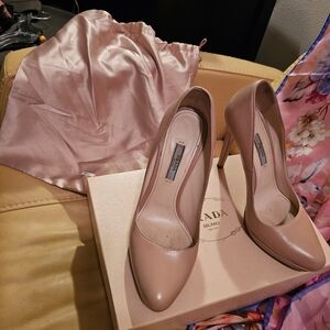 Prada Women's Nude Pumps